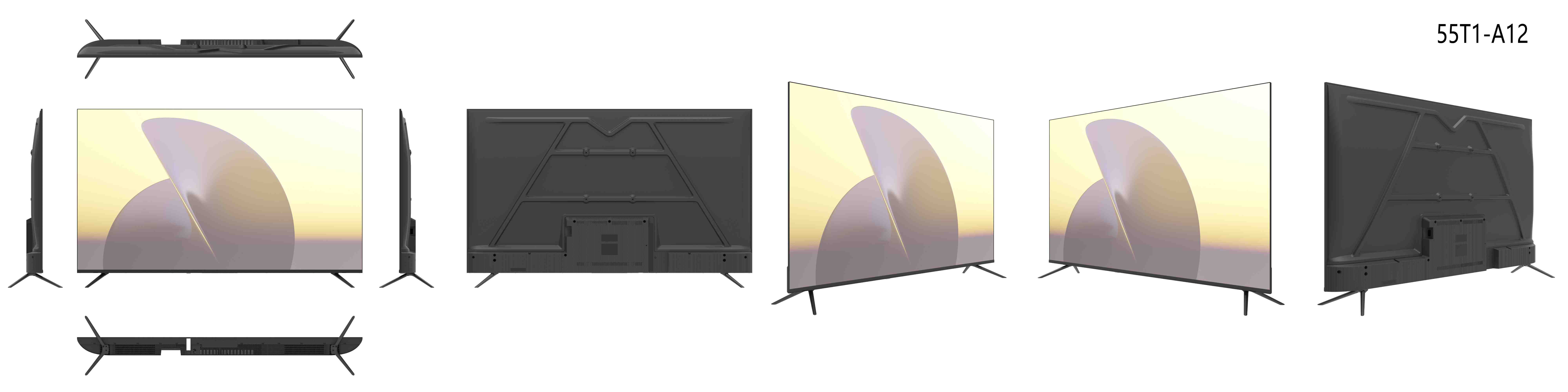 55T1-A12 Abstract Series Smart TV