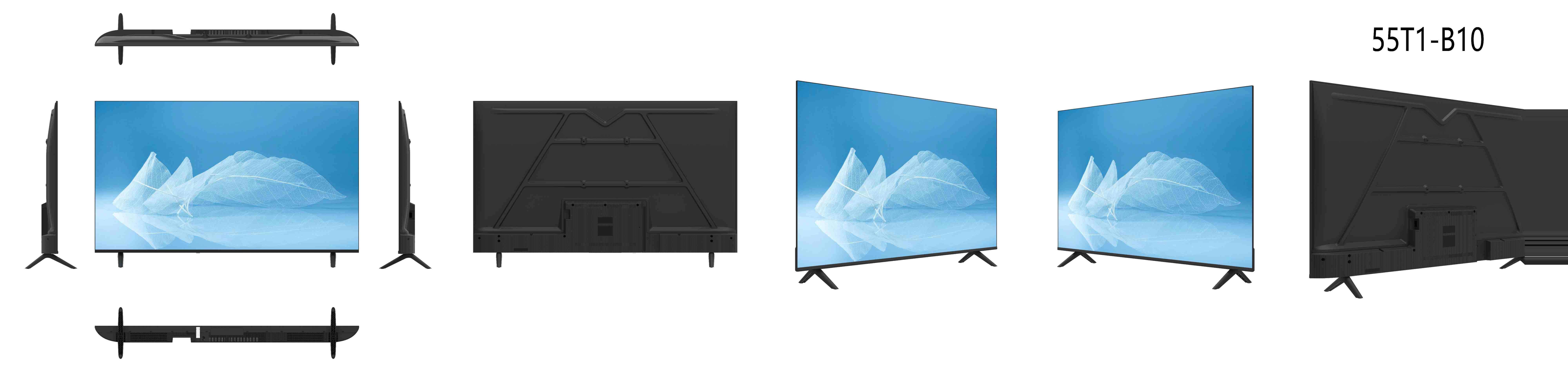 55T1-B10 Arctic Series Smart TV