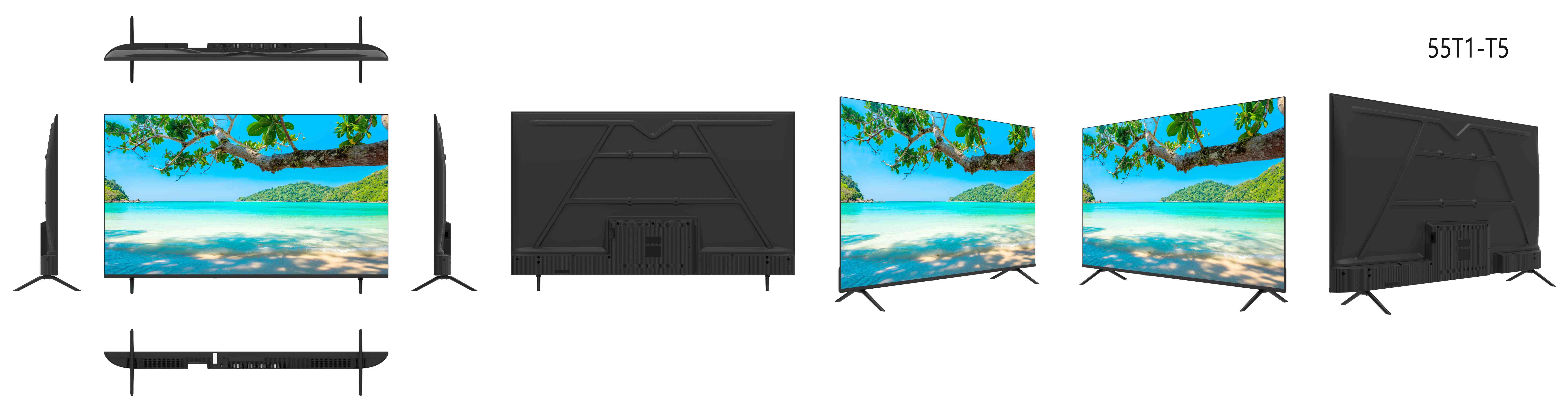 55T1-T5 Steel Stand Smart TV